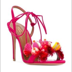 Aquazzura Pom Pom Pump